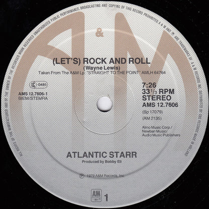 Atlantic Starr : (Let's) Rock 'N'  Roll (12", Maxi)