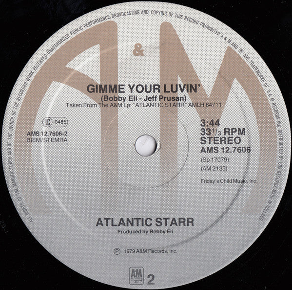 Atlantic Starr : (Let's) Rock 'N'  Roll (12", Maxi)