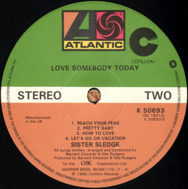 Sister Sledge : Love Somebody Today (LP, Album)
