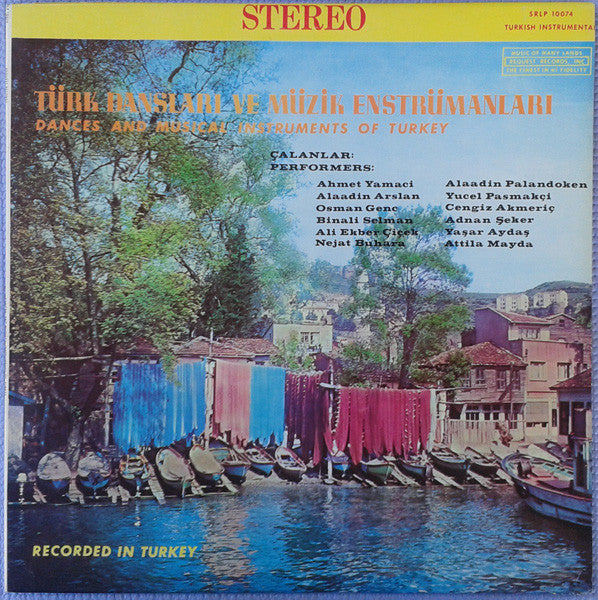 Various : Türk Dansları Ve Muzik Enstrümanları - Dances And Musical Instruments Of Turkey (LP)