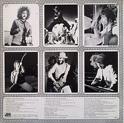 The J. Geils Band : "Live" Full House (LP, Album, RE)