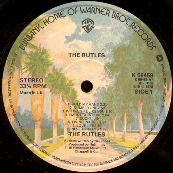 The Rutles : The Rutles (LP, Album, Gat)