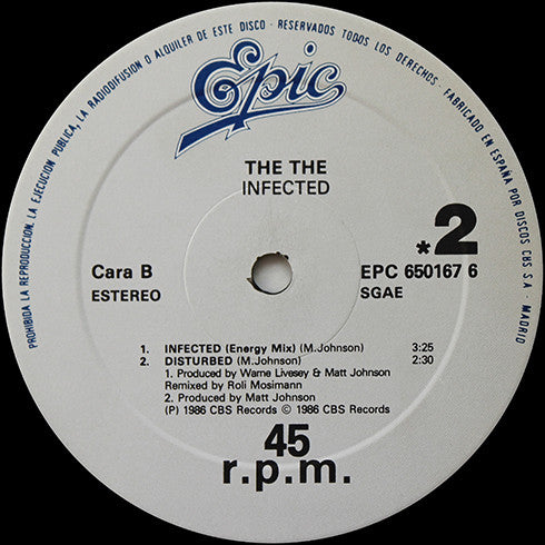 The The : Infected (12", Maxi)