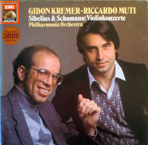 Gidon Kremer, Riccardo Muti, Philharmonia Orchestra / Jean Sibelius & Robert Schumann : Violinkonzerte (LP, Album)