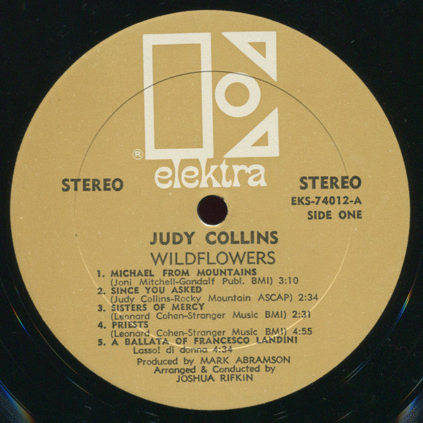 Judy Collins : Wildflowers (LP, Album, RP, All)