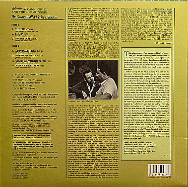 Cannonball Adderley : Cannonball Adderley And The Poll-Winners Featuring Ray Brown And Wes Montgomery (LP, Album, RE, RM)