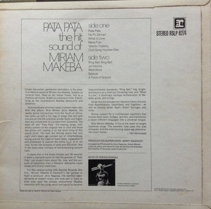 Miriam Makeba : Pata Pata (LP, Album)