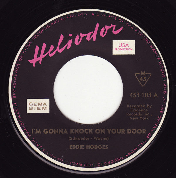 Eddie Hodges : I'm Gonna Knock On Your Door (7", Single)