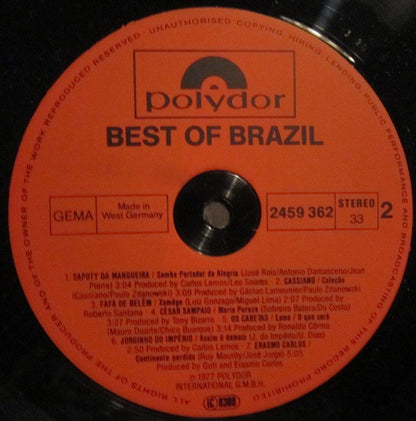 Various : The Best Of Brazil (LP, Comp)