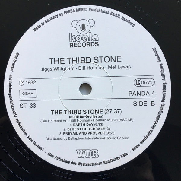 Jiggs Whigham, Bill Holman, Mel Lewis, WDR Big Band And Strings : The Third Stone (LP)