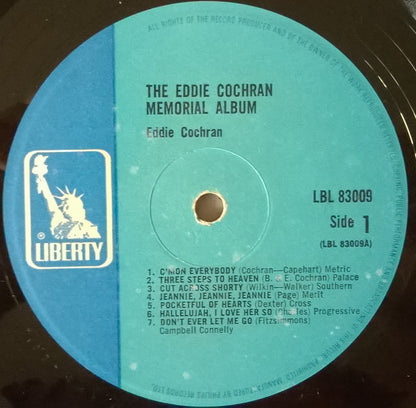 Eddie Cochran : The Eddie Cochran Memorial Album (LP, Album, Mono, RE)