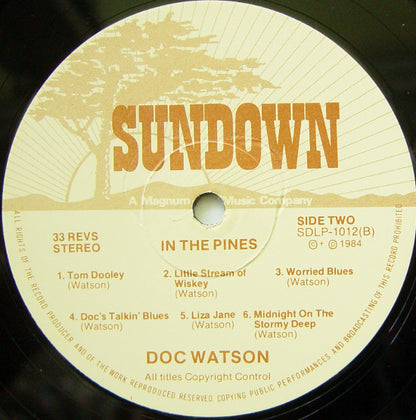 Doc Watson : In The Pines (LP, Album)