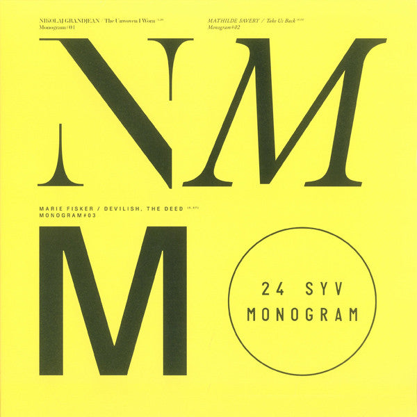 Various : 24syv Monogram #01 - #06 (12", Comp)