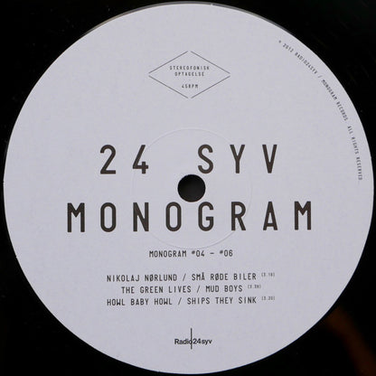 Various : 24syv Monogram #01 - #06 (12", Comp)