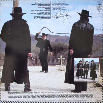 Johnny Cash & Waylon Jennings : Heroes (LP, Album)