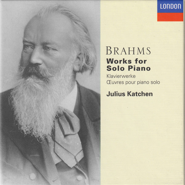 Johannes Brahms, Julius Katchen : Works For Solo Piano = Klavierwerke = Œuvres Pour Piano Solo  (6xCD, Comp, Mono, RE + Box)