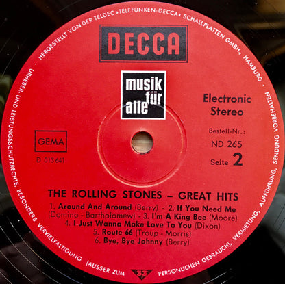 The Rolling Stones : Great Hits (LP, Comp, Ele)