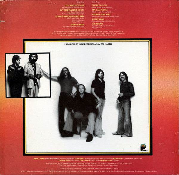 Rare Earth : Rarearth (LP, Album, Mon)