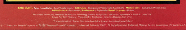 Rare Earth : Rarearth (LP, Album, Mon)