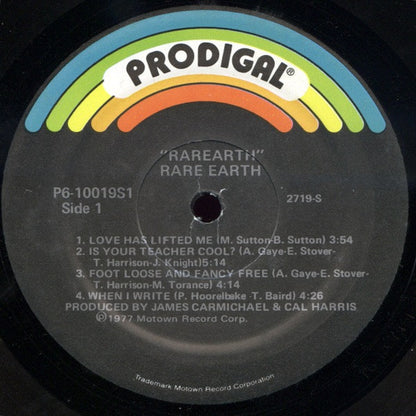 Rare Earth : Rarearth (LP, Album, Mon)