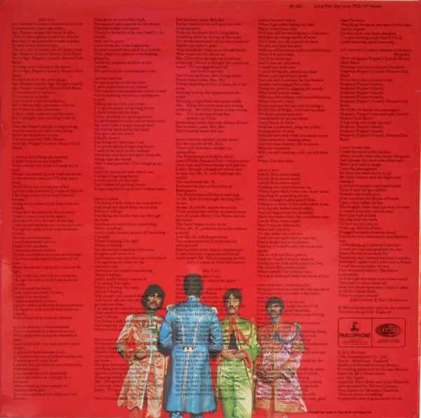 The Beatles : Sgt Peppers Lonely Hearts Club Band (LP, Album, RE, 2 B)