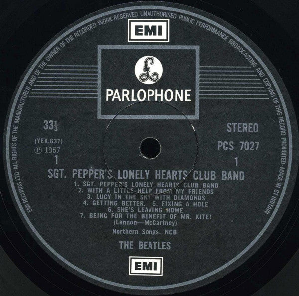 The Beatles : Sgt Peppers Lonely Hearts Club Band (LP, Album, RE, 2 B)