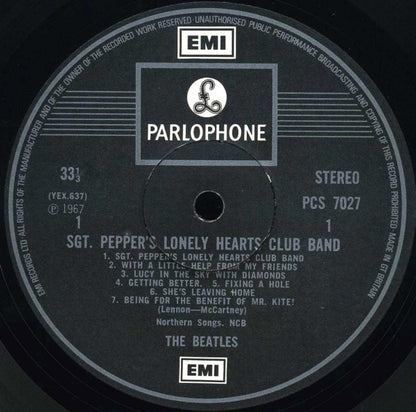 The Beatles : Sgt Peppers Lonely Hearts Club Band (LP, Album, RE, 2 B)