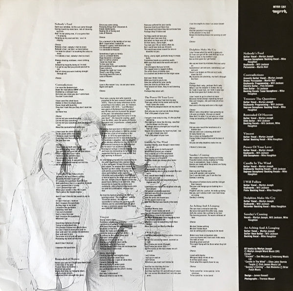 Martyn Joseph : An Aching And A Longing (LP, Album)