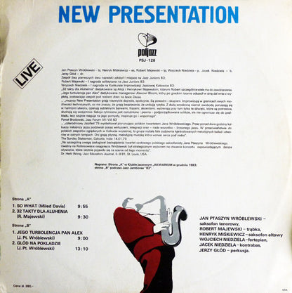 New Presentation : Live (LP, Club)