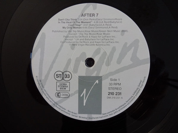 After 7 : After 7 (LP, Album)