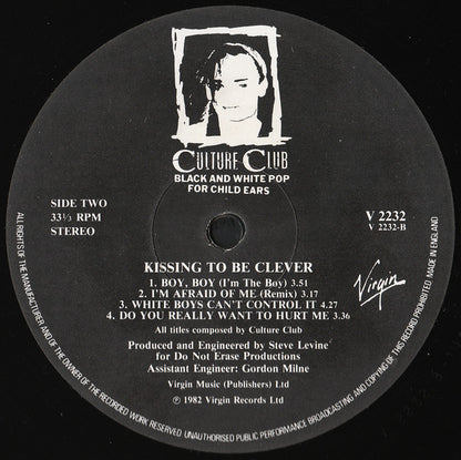 Culture Club : Kissing To Be Clever (LP, Album)