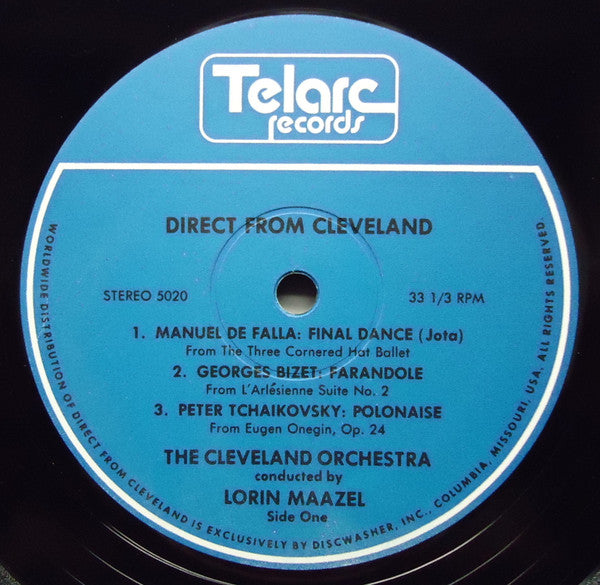 Manuel De Falla • Georges Bizet • Pyotr Ilyich Tchaikovsky • Hector Berlioz - Lorin Maazel, The Cleveland Orchestra : Direct From Cleveland (LP, DIR)