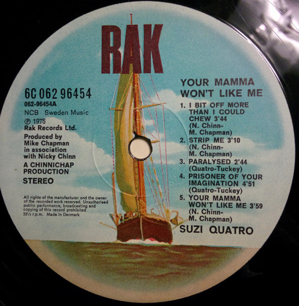 Suzi Quatro : Your Mamma Won't Like Me (LP, Album)