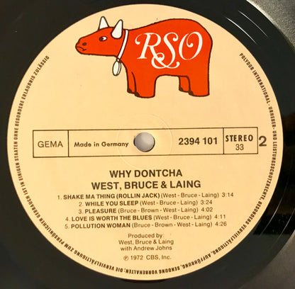 West, Bruce & Laing : Why Dontcha (LP, Album)