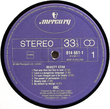 ABC : Beauty Stab (LP, Album)