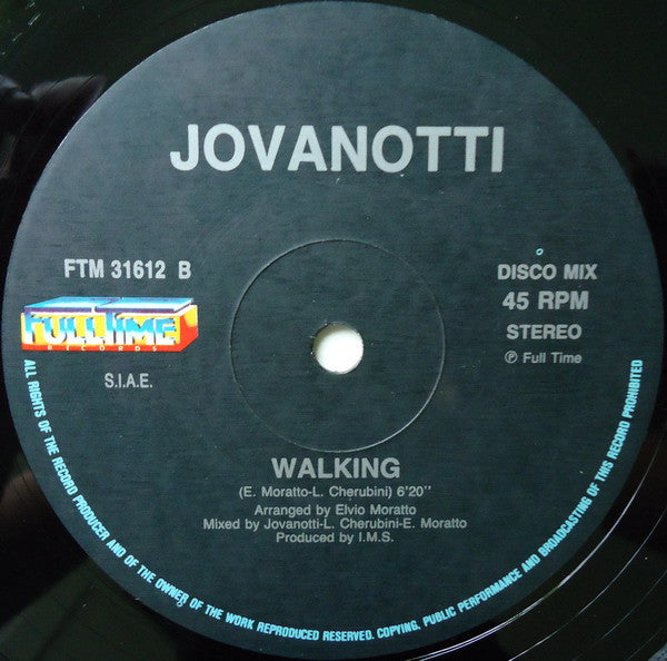 Jovanotti : Reggae 87 (12", Gat)