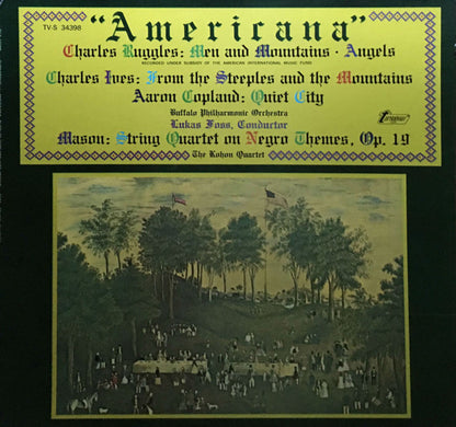 Carl Ruggles / Charles Ives / Aaron Copland / Daniel Gregory Mason : Americana (LP)