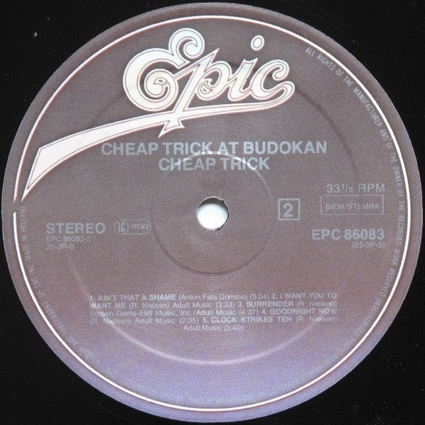 Cheap Trick : Cheap Trick At Budokan (LP, Album, RE, Gat)