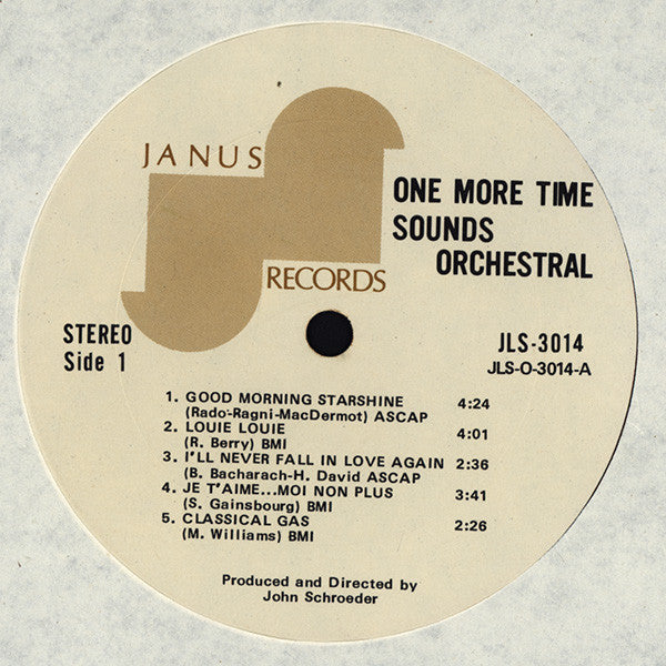 Sounds Orchestral : One More Time (LP)