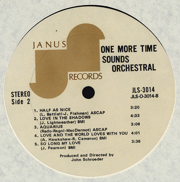 Sounds Orchestral : One More Time (LP)