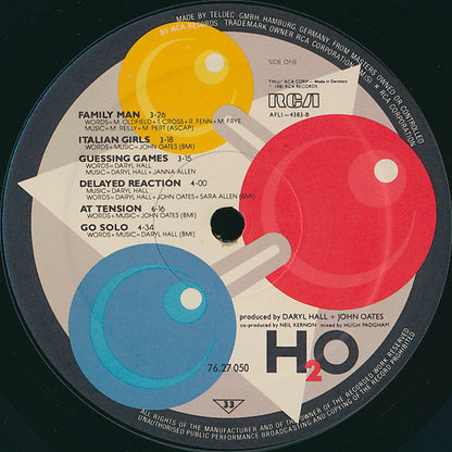 Daryl Hall & John Oates : H₂O (LP, Album)