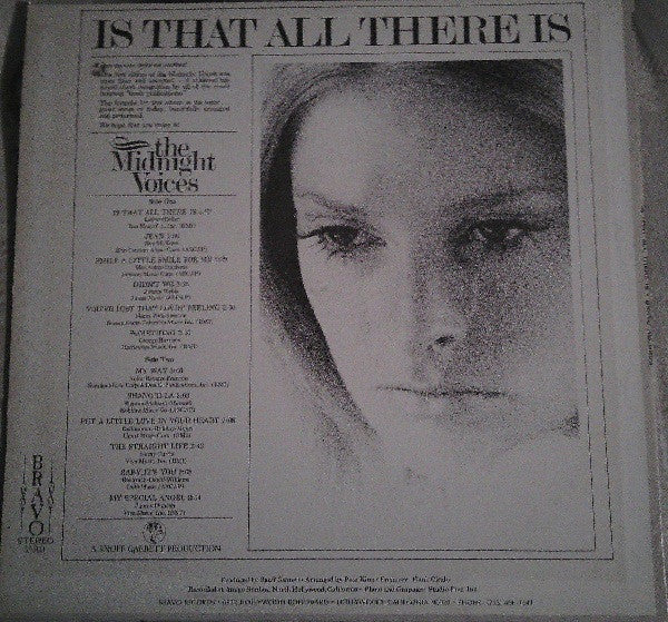 The Midnight Voices : Is That All There Is (LP, Album)