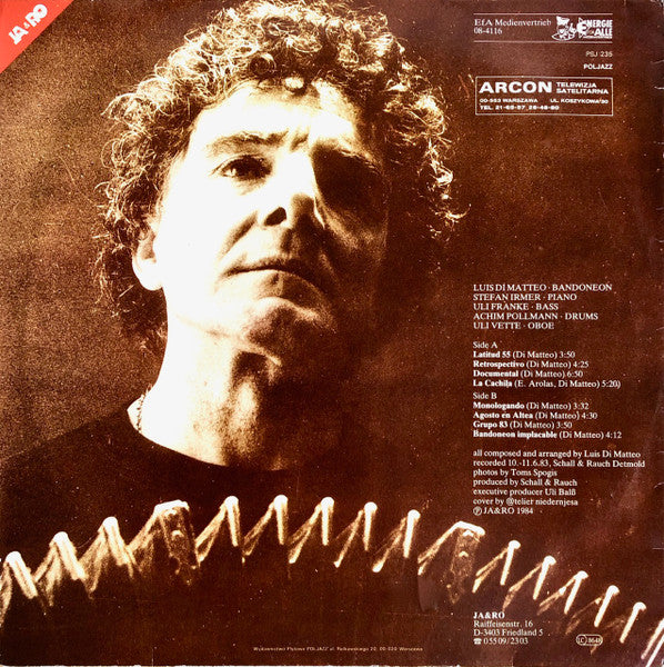 Luis Di Matteo : Tango Contemporáneo (LP)