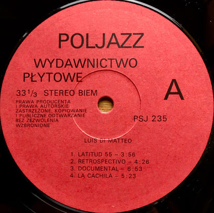 Luis Di Matteo : Tango Contemporáneo (LP)