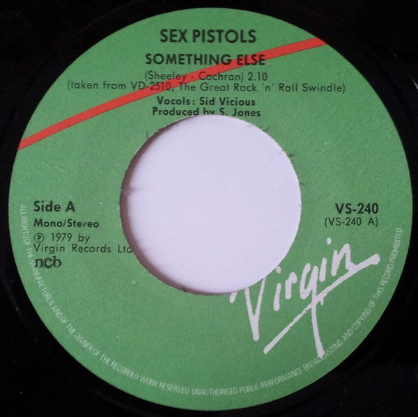 Sex Pistols : Something Else (7", Single)