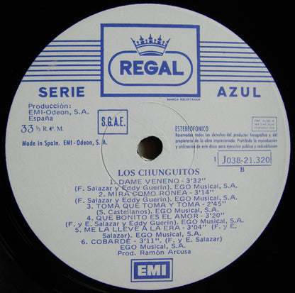 Los Chunguitos : Los Chunguitos (LP, Album)