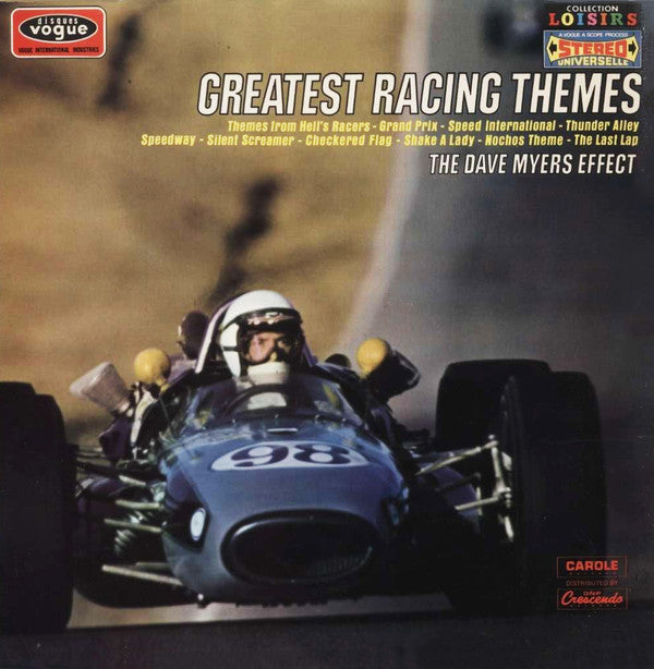 The Dave Myers Effect : Greatest Racing Themes (LP, Album)