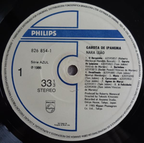 Nara Leão : Garota De Ipanema (LP, Album)