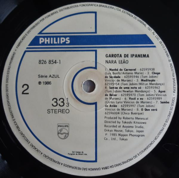 Nara Leão : Garota De Ipanema (LP, Album)