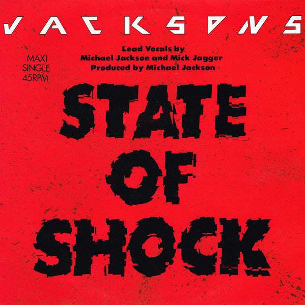 The Jacksons : State Of Shock (12", Maxi)